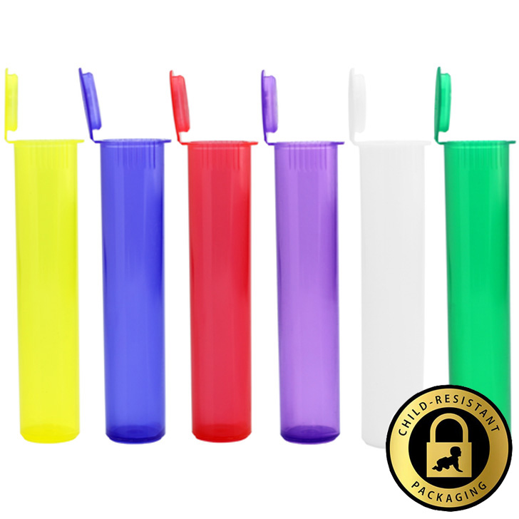 child-resistant cannabis packaging joint tube